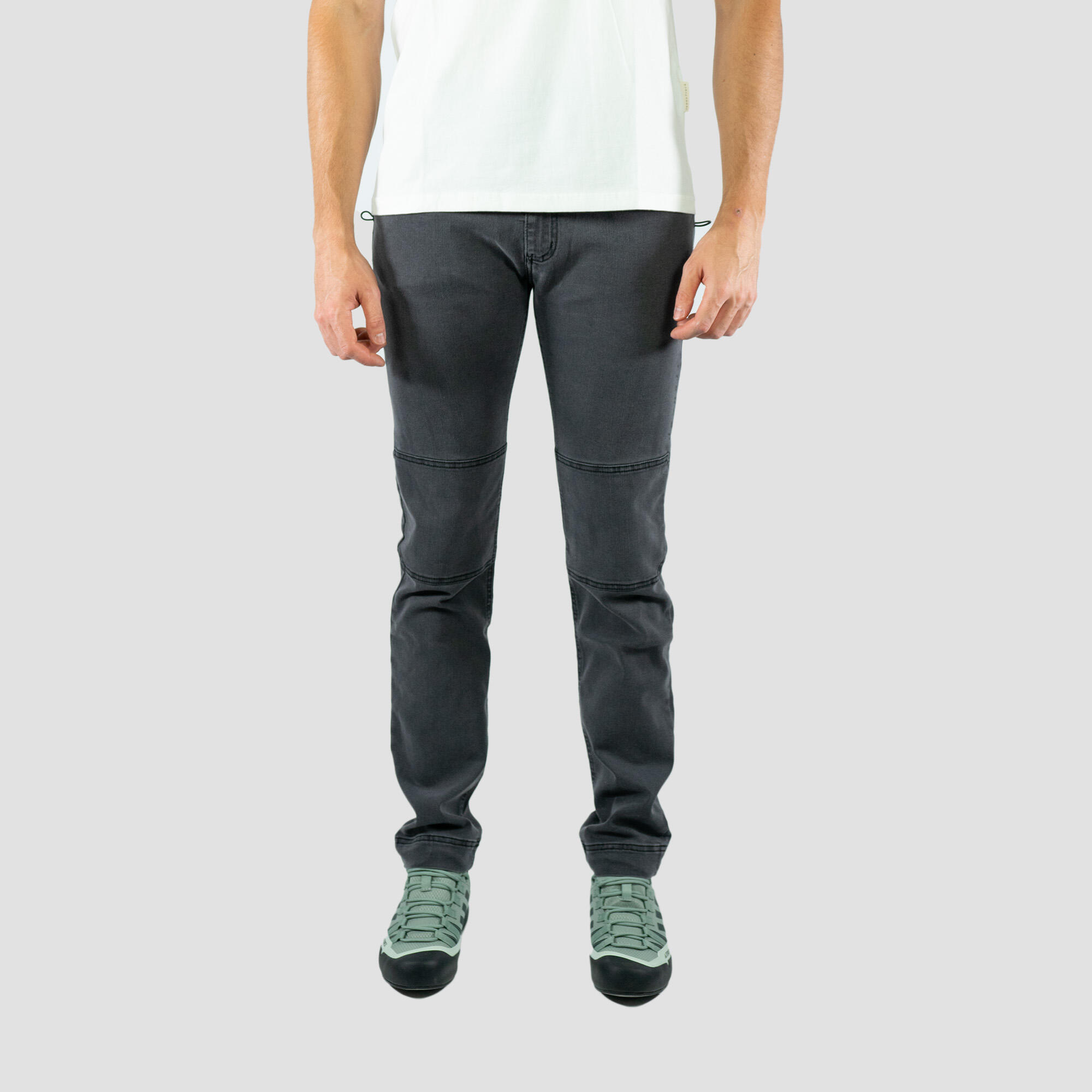 Jeanstrack - Pantalon D'Escalade Jeans Rock Melanita - Pantalons - Noir - 38 S - Decathlon