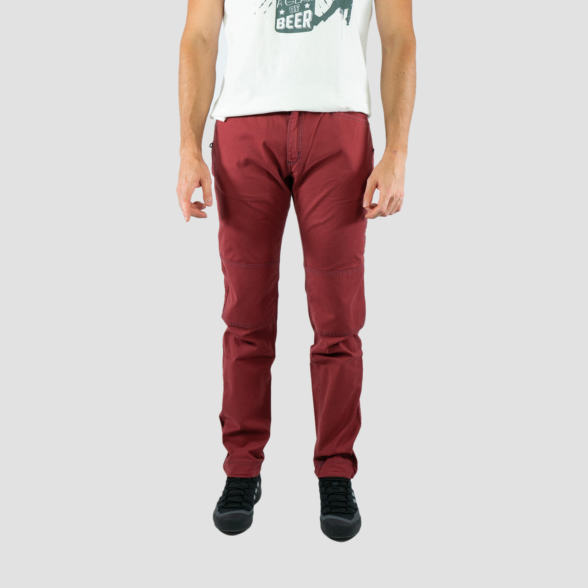 Jeanstrack - Pantalon Roca Roca Escalada - Pantalons - Rouge - 44 L - Decathlon