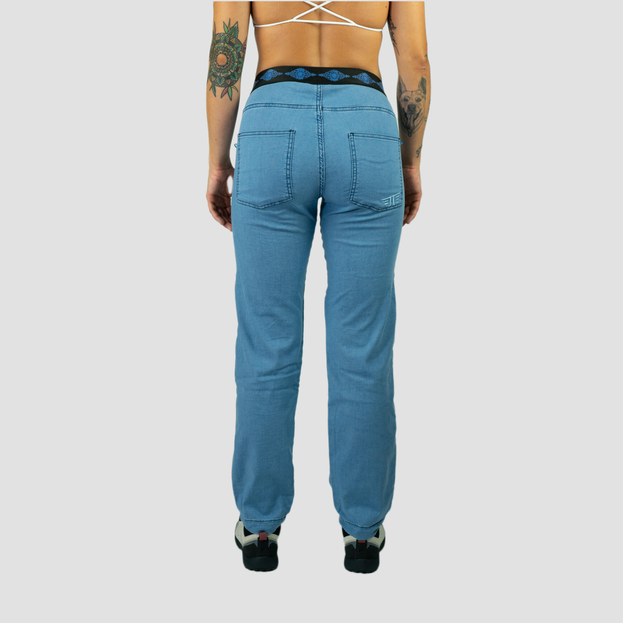 Pantalon d'escalade - Trekking Tarya Jeans Bleach femme 2/7