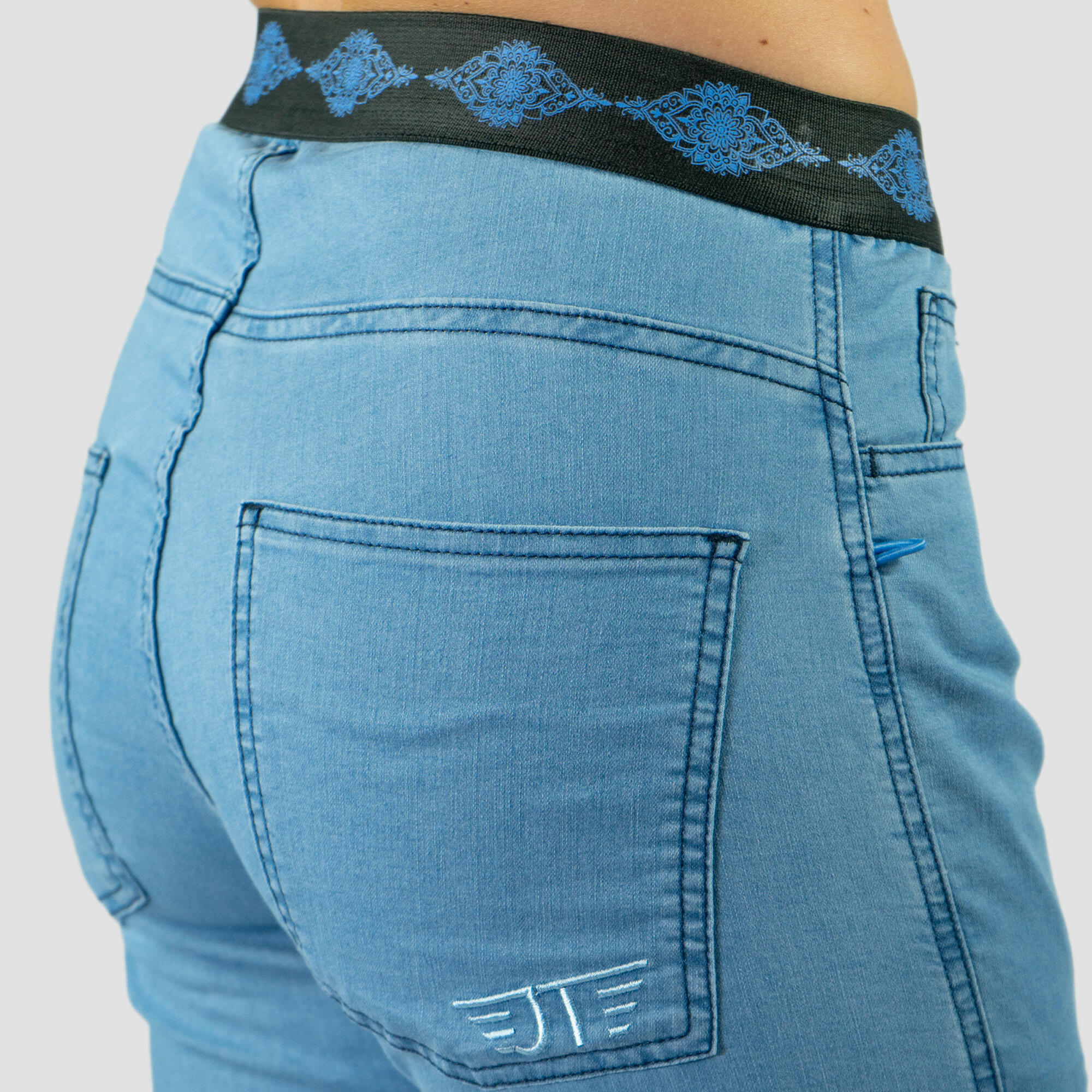 Pantalon d'escalade - Trekking Tarya Jeans Bleach femme 5/7