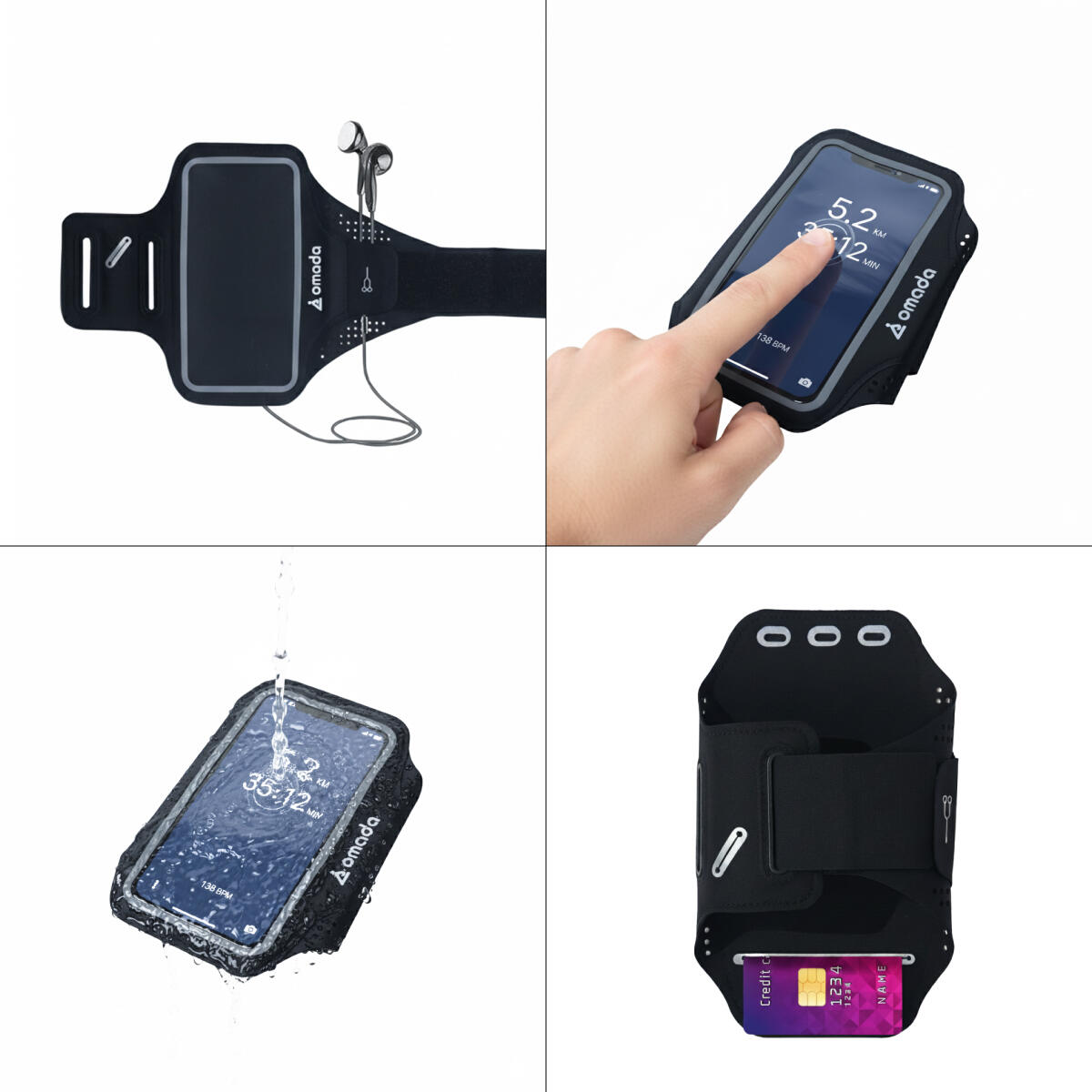 Omada sport and running armband for cell phone 5/5