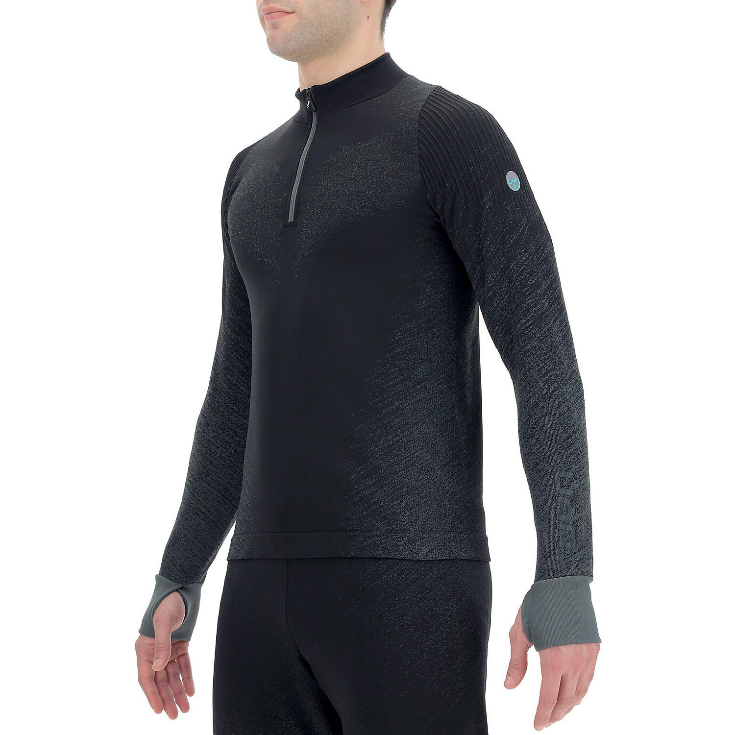 Maillot de course à pied zippé manches longues Exceleration 2/6