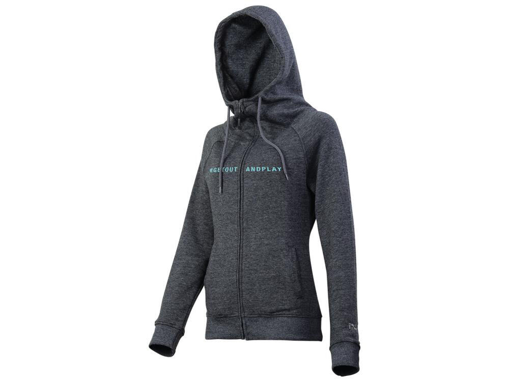 iXS Getoutandplay Women Hoody Anthracite Celeste 36 2/2