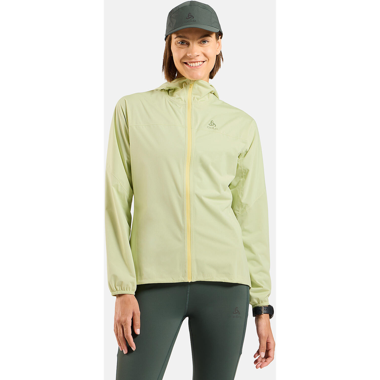 Giacca running impermeabile X-Alp Performance Knit ODLO 3/7