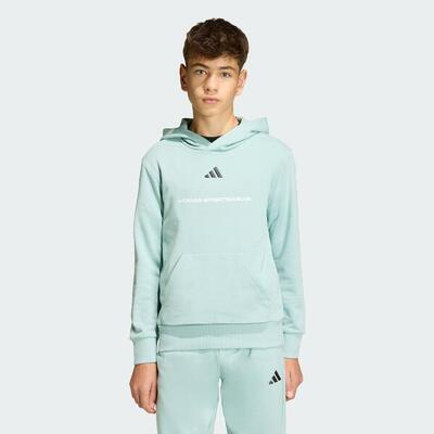 Adidas slogan fleece hoodie