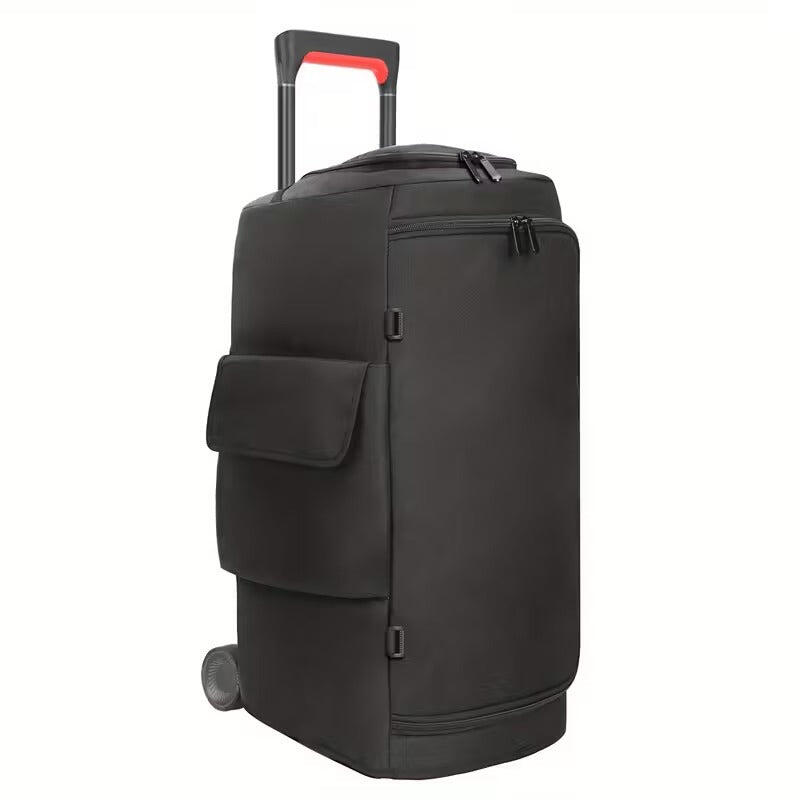 NNETM Fabric Speaker Cover with Zipper Storage Bag