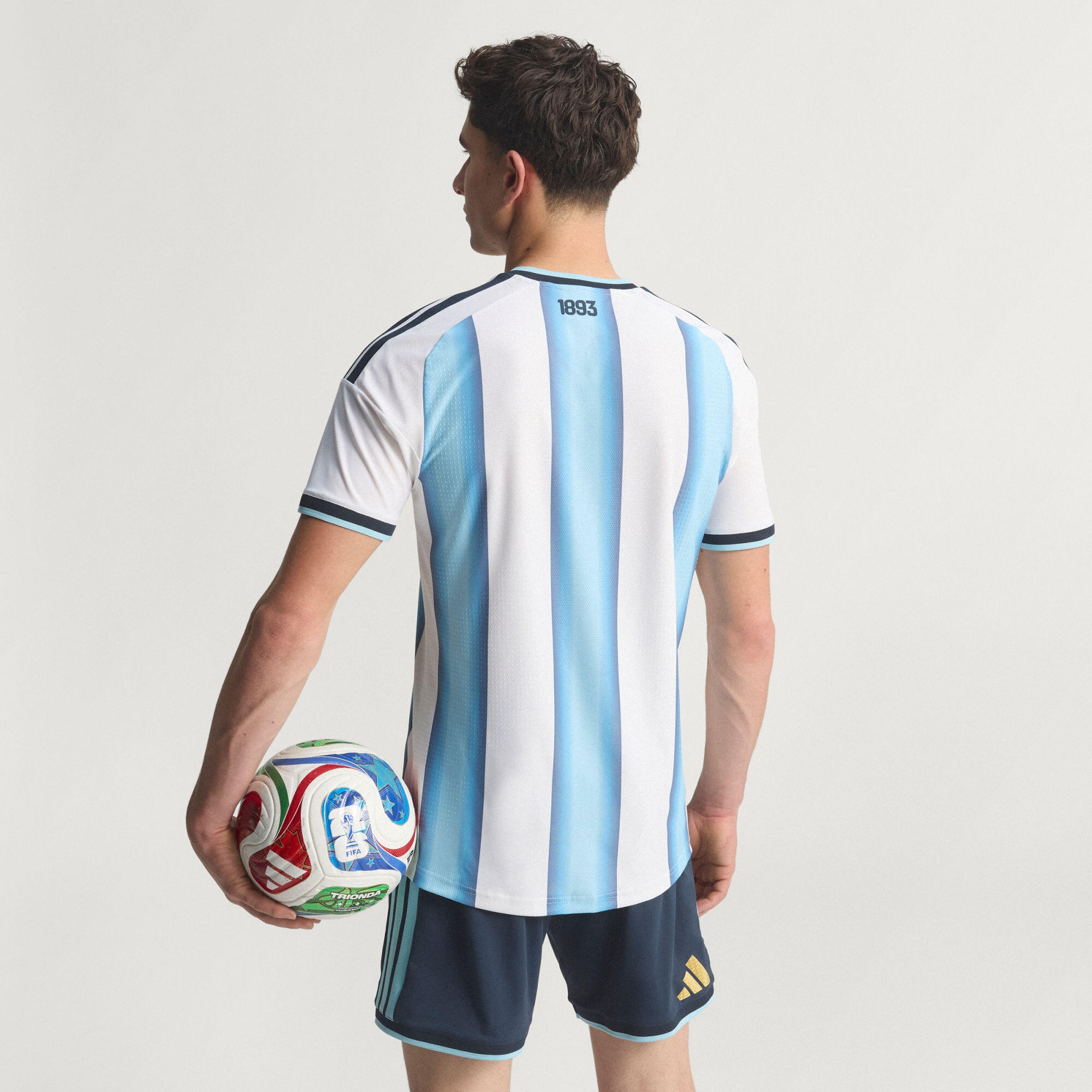 Argentinië 26 Authentiek Thuisshirt 4/7