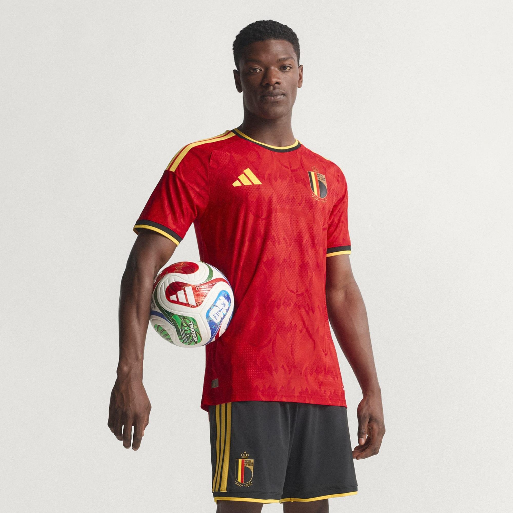 Belgium 26 Home Authentic Jersey 4/7