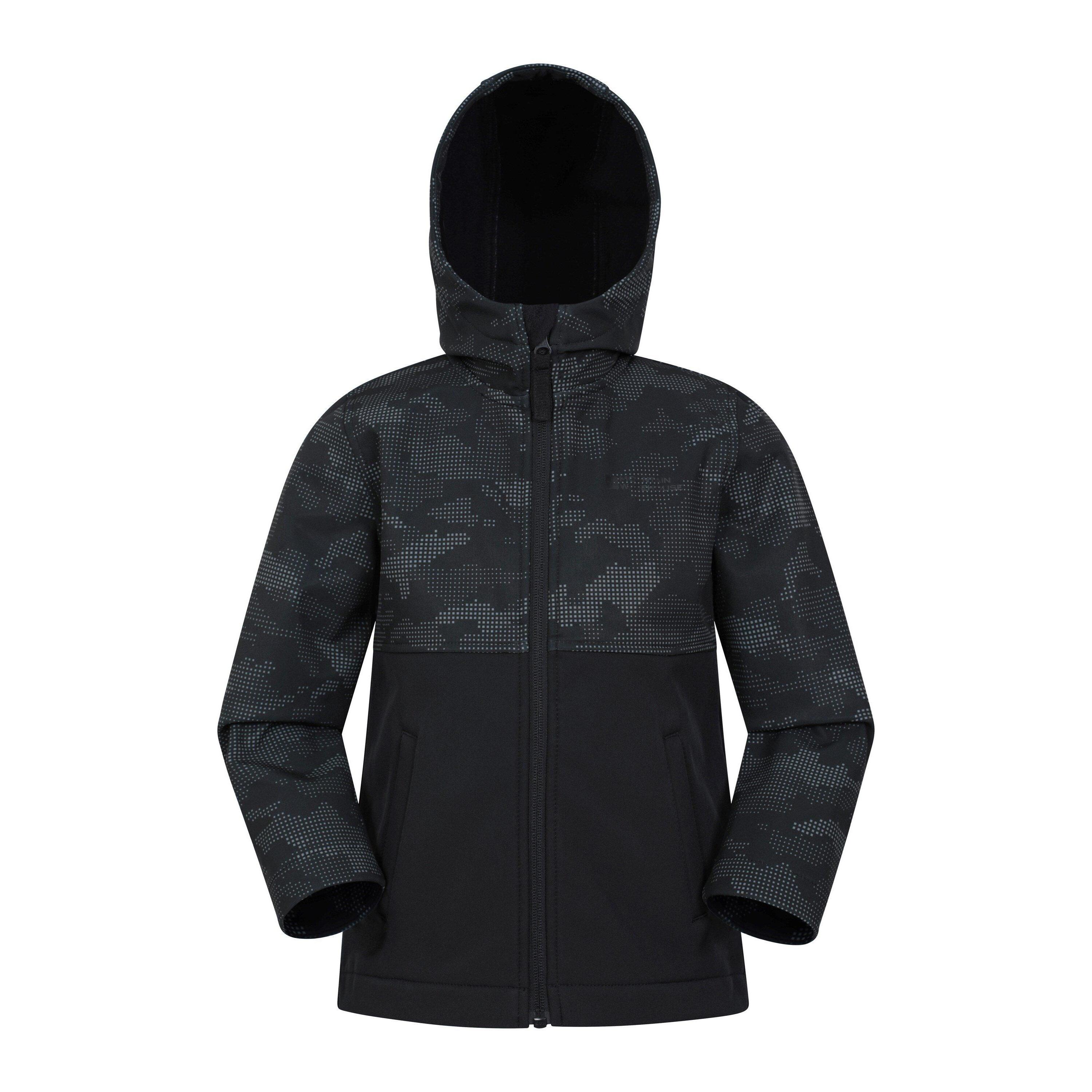 Mountain Warehouse Childrens/Kids Exodus Camouflage Soft Shell Jacket