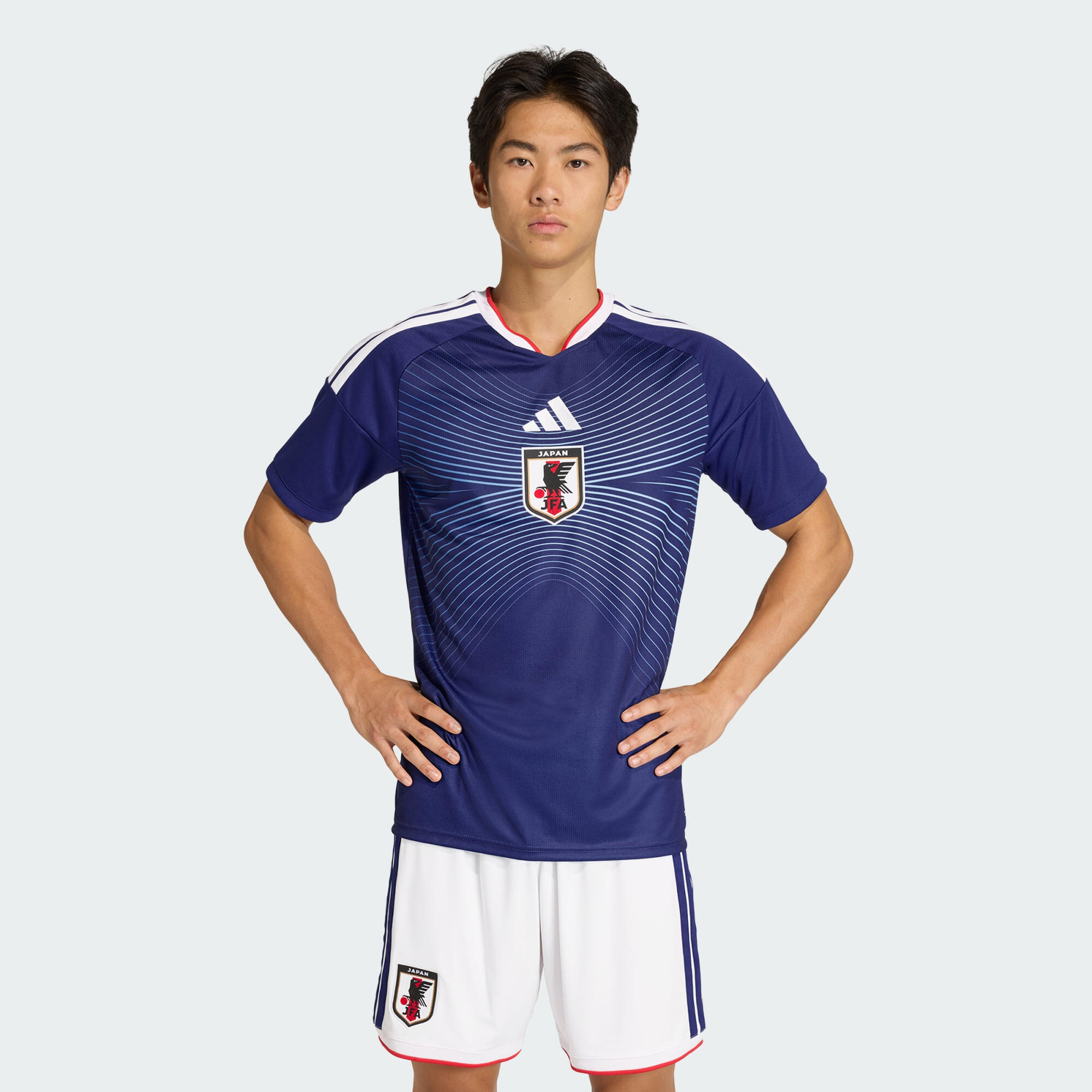 Adidas - Maillot Domicile Japon 26 - Maillot Manches Courtes - Bleu - Decathlon