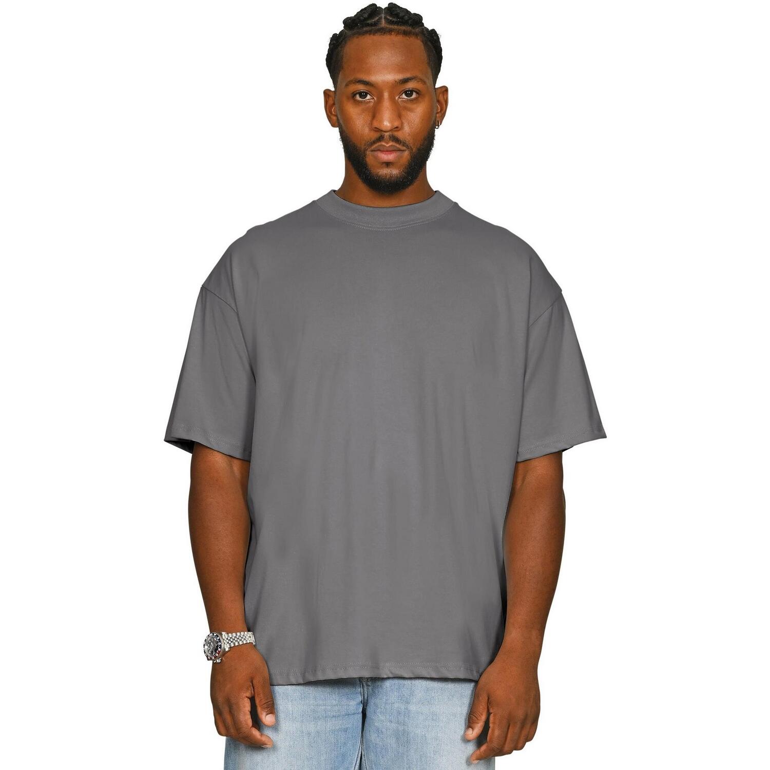 Casual Classics Unisex Adult Combed Ringspun Cotton Extended Neckline Oversized