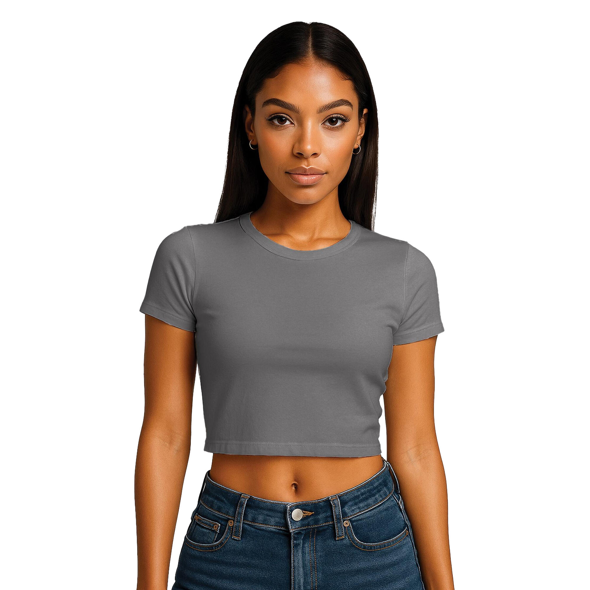 Casual Classics Womens/Ladies Combed Cotton Crop T-Shirt