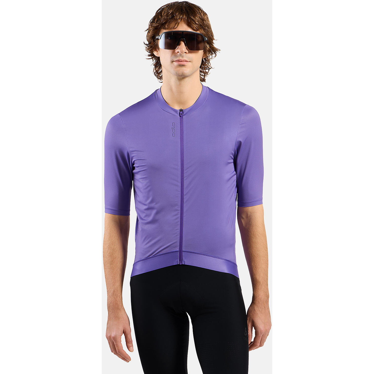 Maillot Vélo Manches Courtes Odlo Zeroweight Pro Violet 3/6