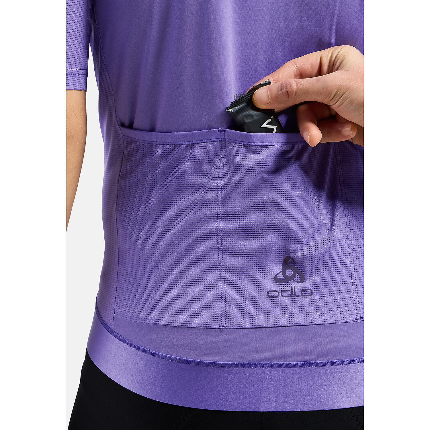 Maillot Vélo Manches Courtes Odlo Zeroweight Pro Violet 6/6