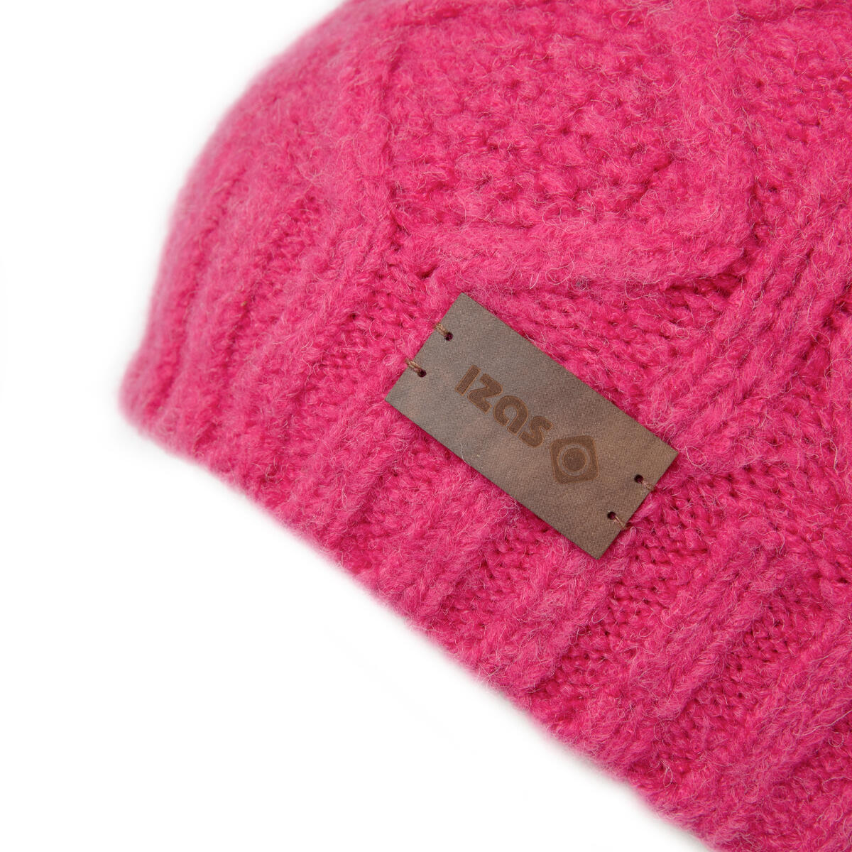 Gorro ATHOL de punto térmico con forro polar y pompón para invierno 2/3