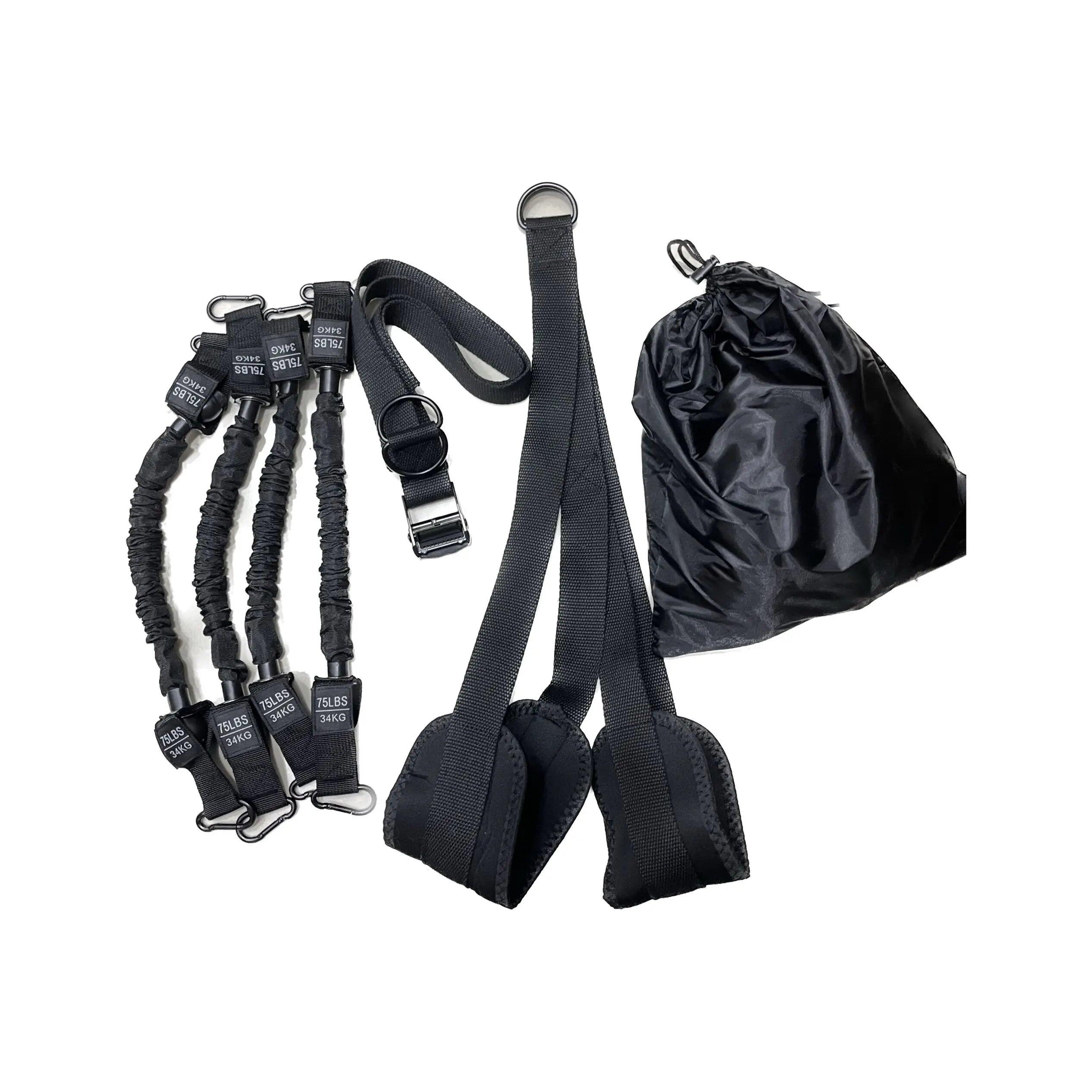 NNEOBA Pull-Up Assistance Bands Set 300LB Resistance Black