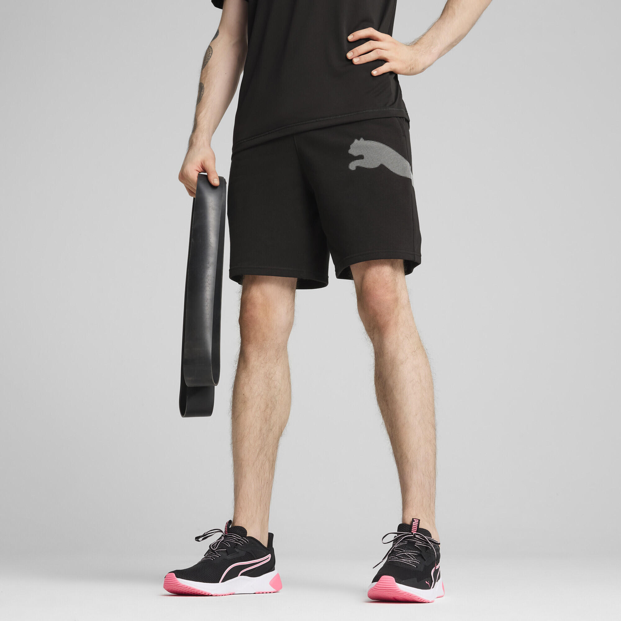 Shorts de punto con gran logo Train All Day 8" Hombre PUMA 4/6
