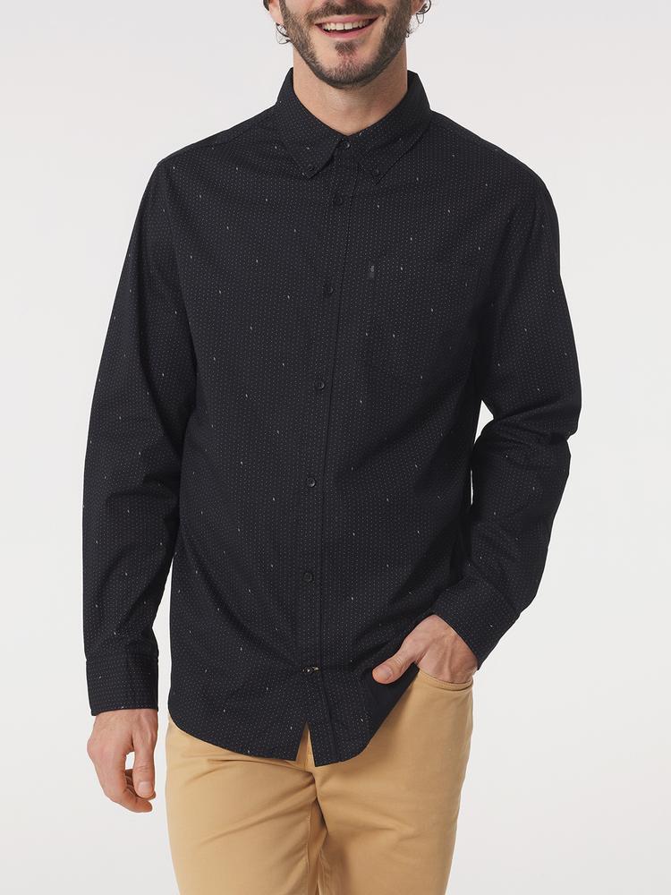Camisa Negra Hombre TBS SYRAHCHE 3/5