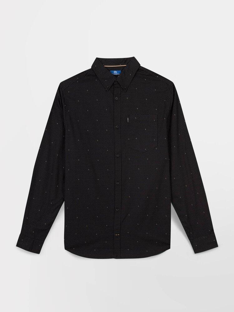 Camisa Negra Hombre TBS SYRAHCHE 2/5