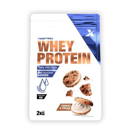 Whey Protein - 2Kg Cookies & Cream Quamtrax