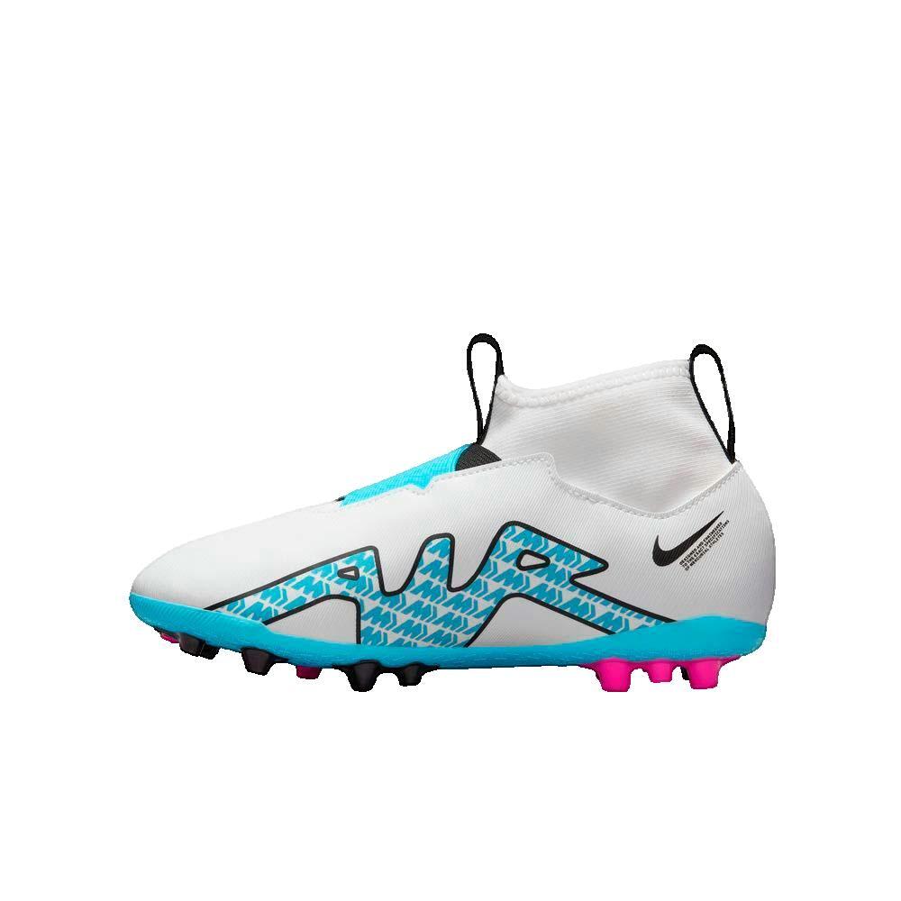 Scarpe da calcio chiodate Nike Jr Zoom Superfly 9 Academy Ag Bianco 2/3