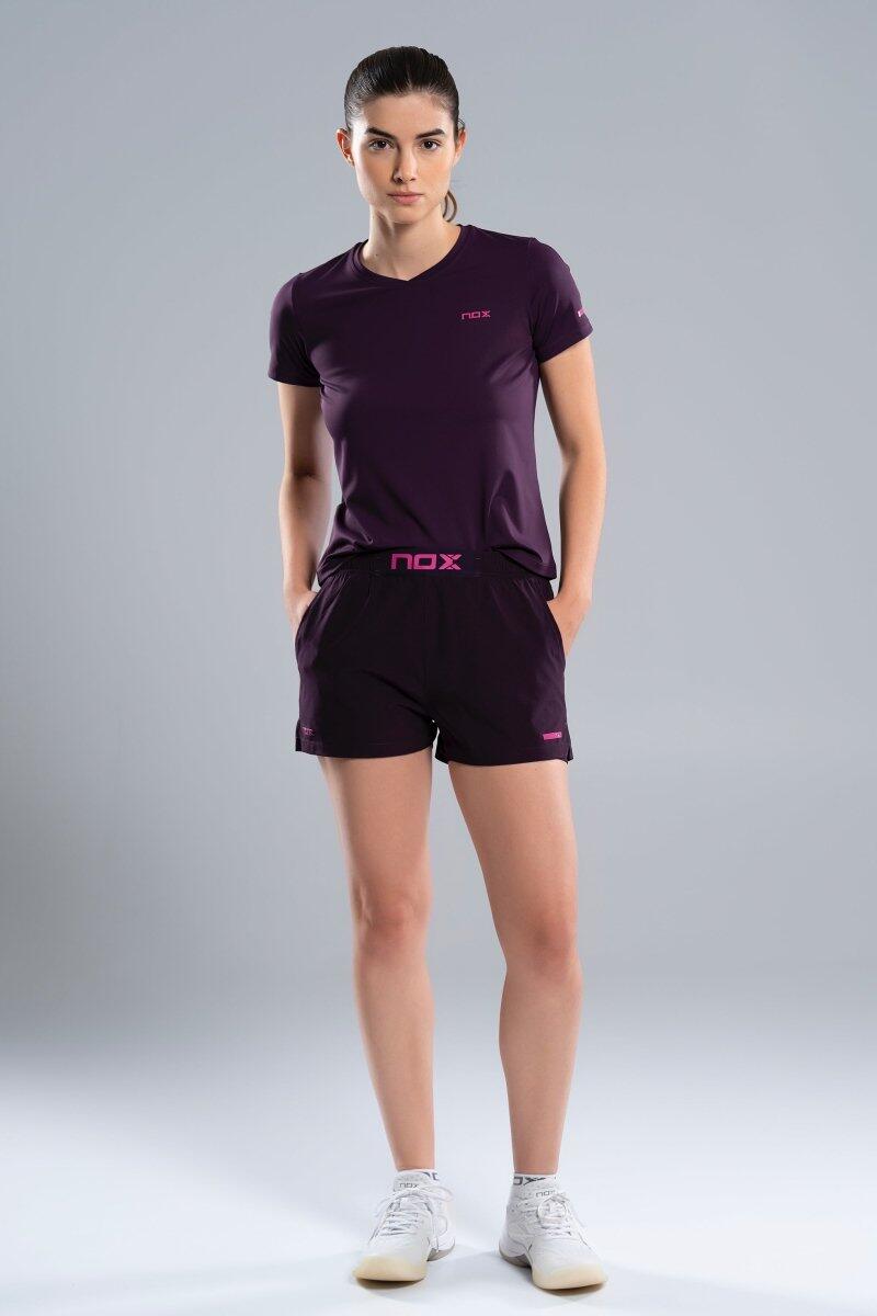 Pantaloncini sportivi donna PRO Deep PurpleNOX 2/5