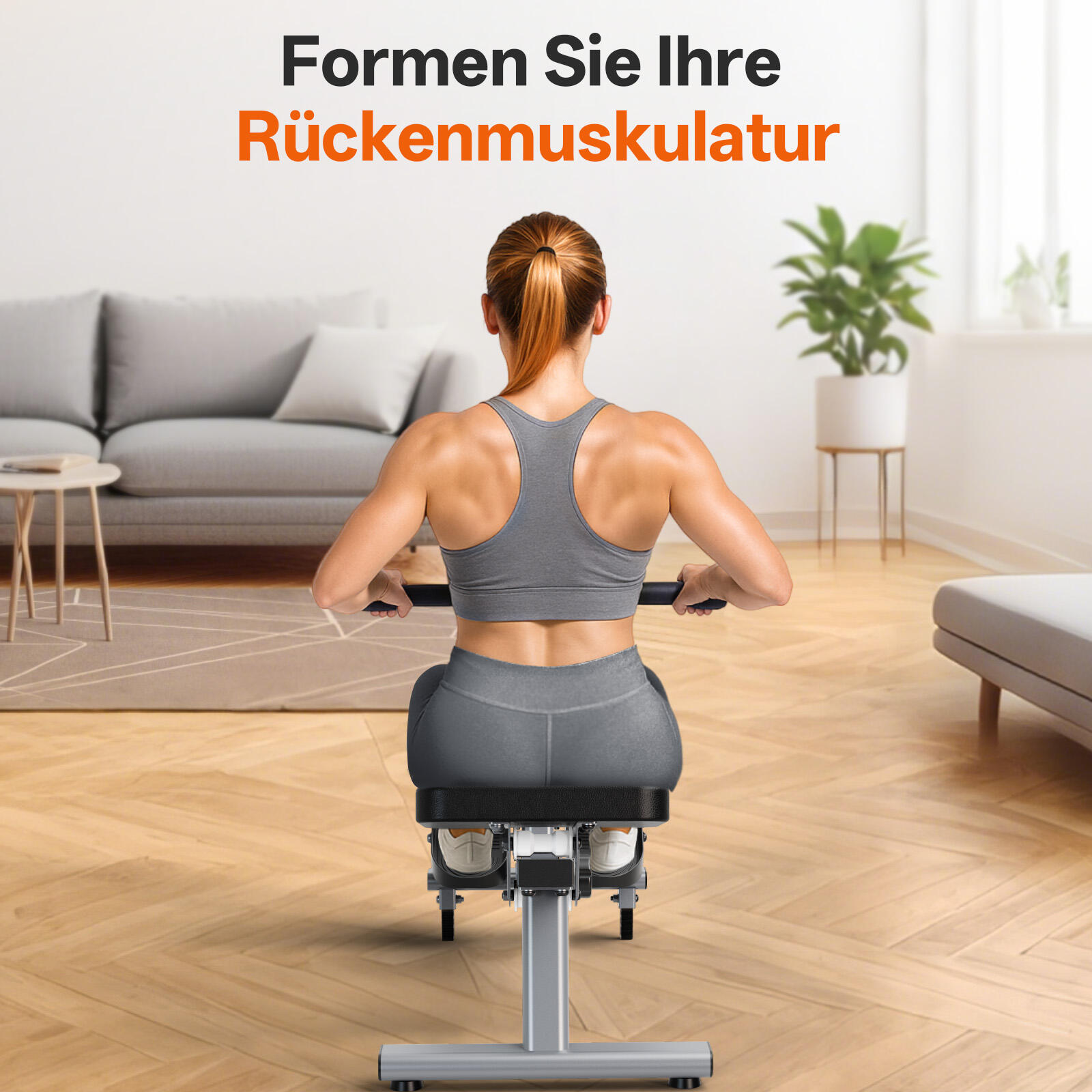 Rameur pliable MR10S, à assistance hydraulique et 12 niveaux – Silencieux 6/7