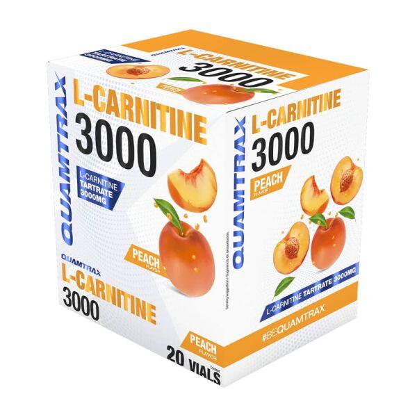 L-Carnitine 3000 - 20 Vials Peach Quamtrax