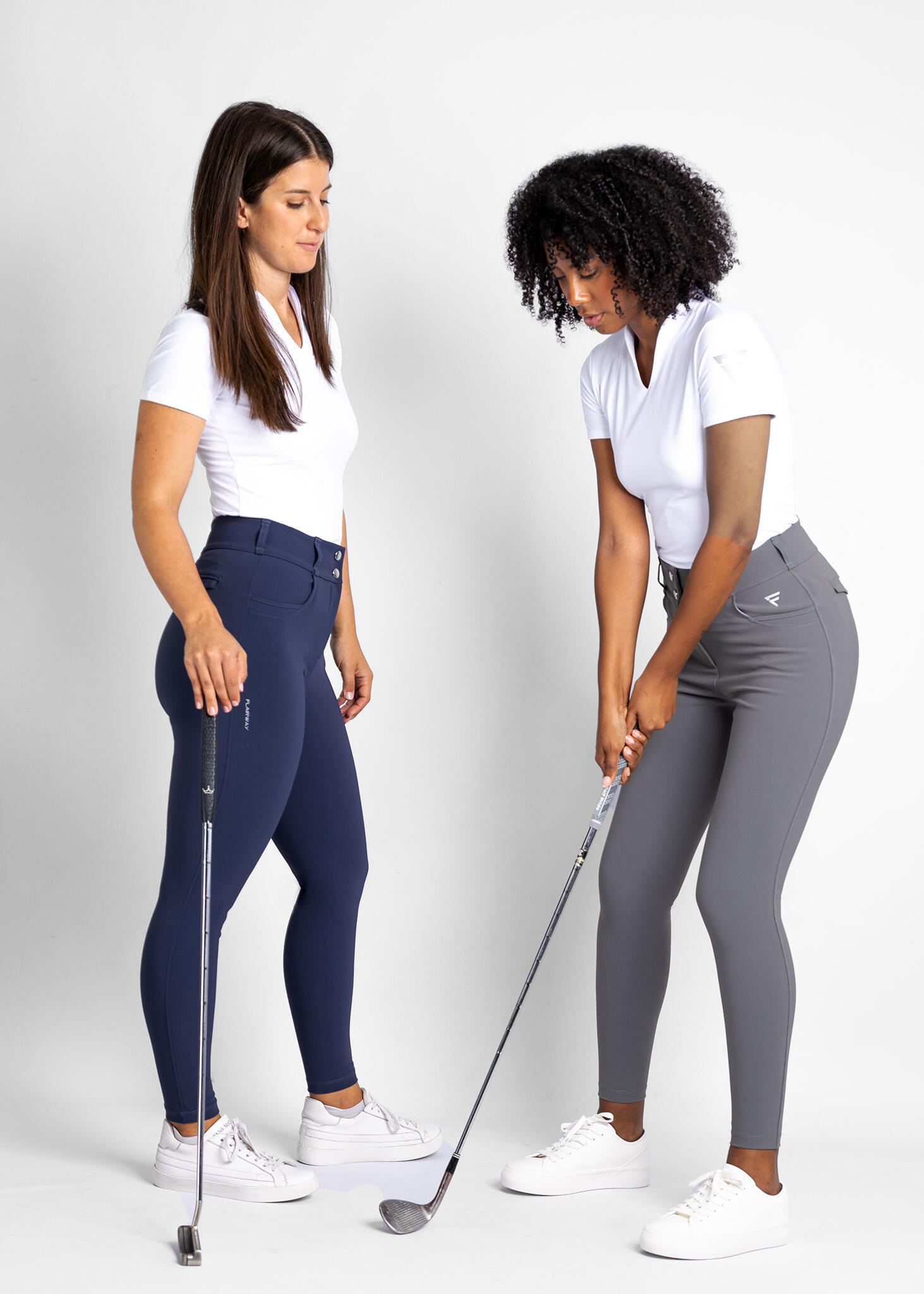 Chemise de golf femme Calusa noir tissu technique respirant 6/6