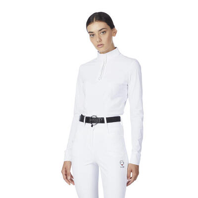 Camicia da concorso equestre a maniche lunghe da donna Vestrum Markab