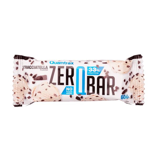 Zero QBar Bar - 60g Quamtrax Stracciatella