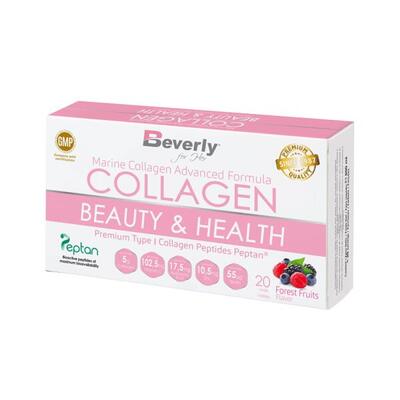 Kollagen für Schönheit und Gelenke – 20 Ampullen Forest Fruits Beverly Nutritio