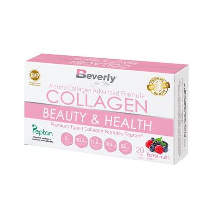 Kollagen für Schönheit und Gelenke – 20 Ampullen Forest Fruits Beverly Nutritio