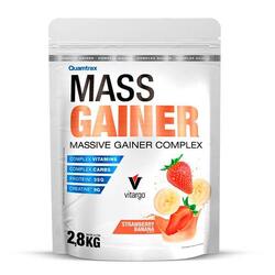 Mass gainer - 2.8kg Fraise Banane de Quamtrax