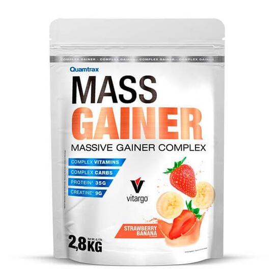 Mass gainer - 2.8kg Fraise Banane de Quamtrax
