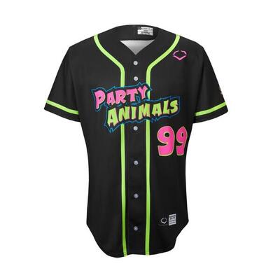 Evoshield party animals replica jersey s black