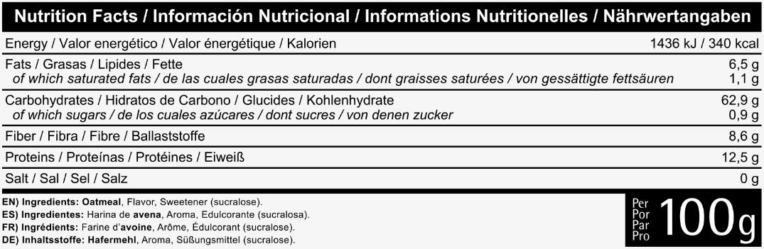 Instant-Haferflocken Delikatesse – 1,5 kg Cookies & Cream Beverly Nutrition 2/3