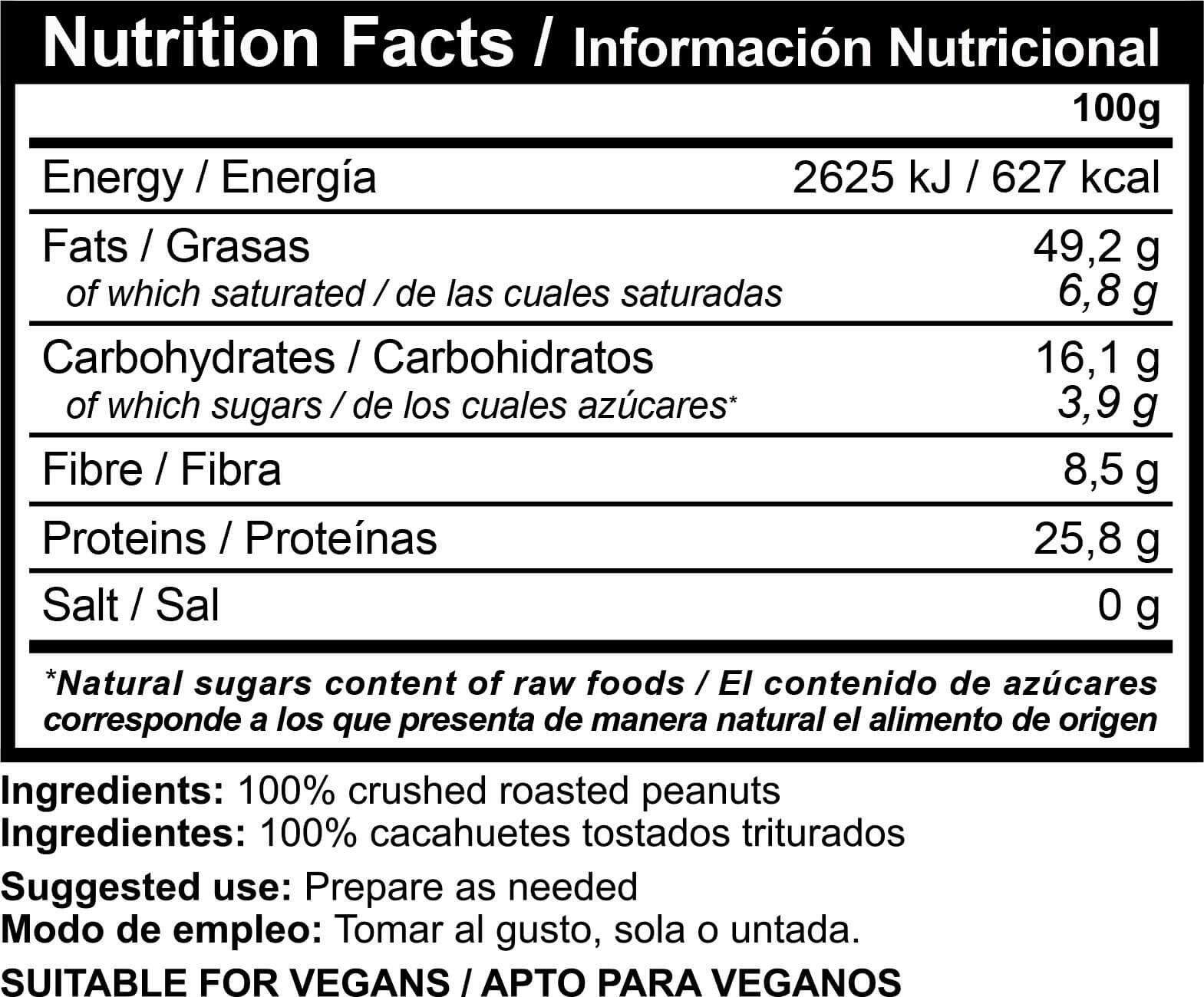 Erdnussbutter - 750 g Beverly Nutrition 2/3