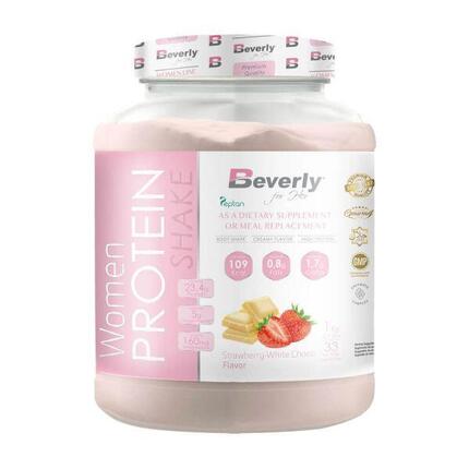 Women protein shake - 1kg Cappuccino de Beverly Nutrition