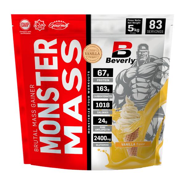 Monster Mass - 5kg Vanilla Beverly Nutrition