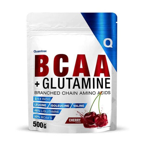 BCAA + Glutamine - 500g Quamtrax Cherry