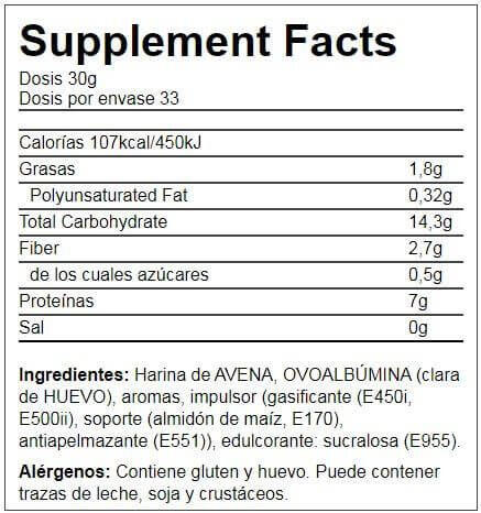 Protein Pancake - 1000g Vanille de Quamtrax 6/6