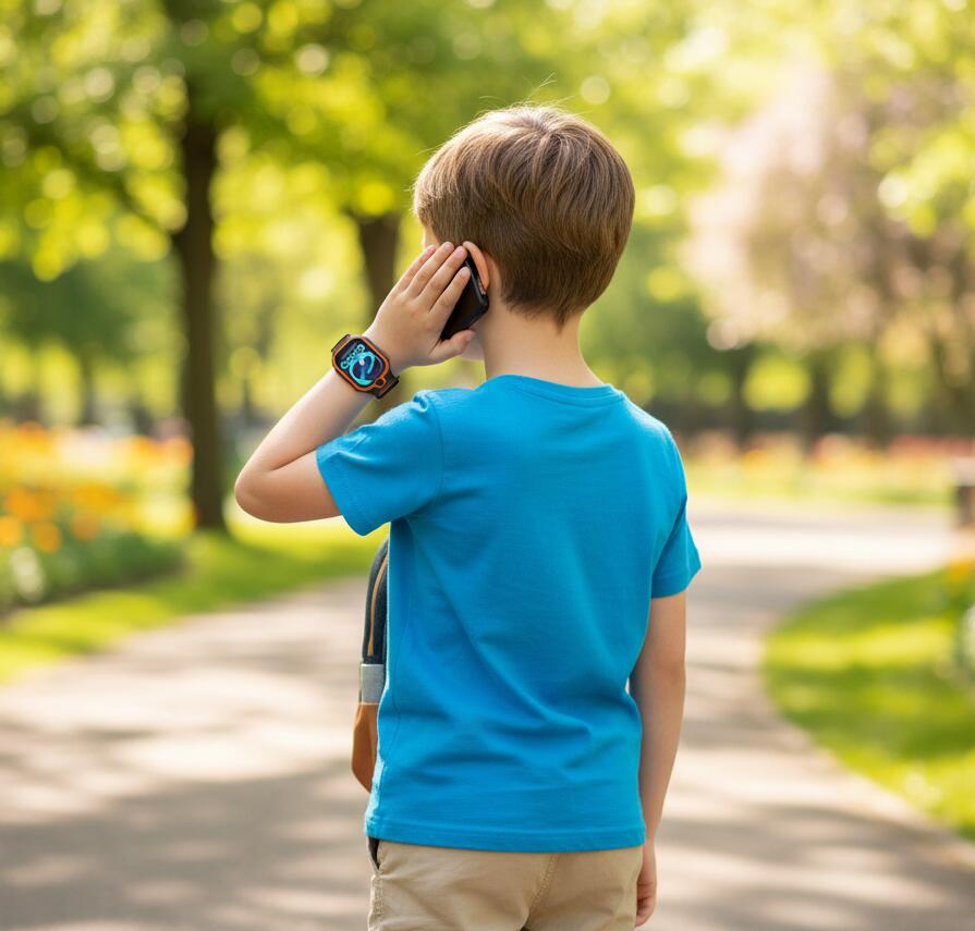Smartwatch Forever GPS WiFi 4G Kids Boost KW-530 Noir AI nanoSIM VideoCall 3/7