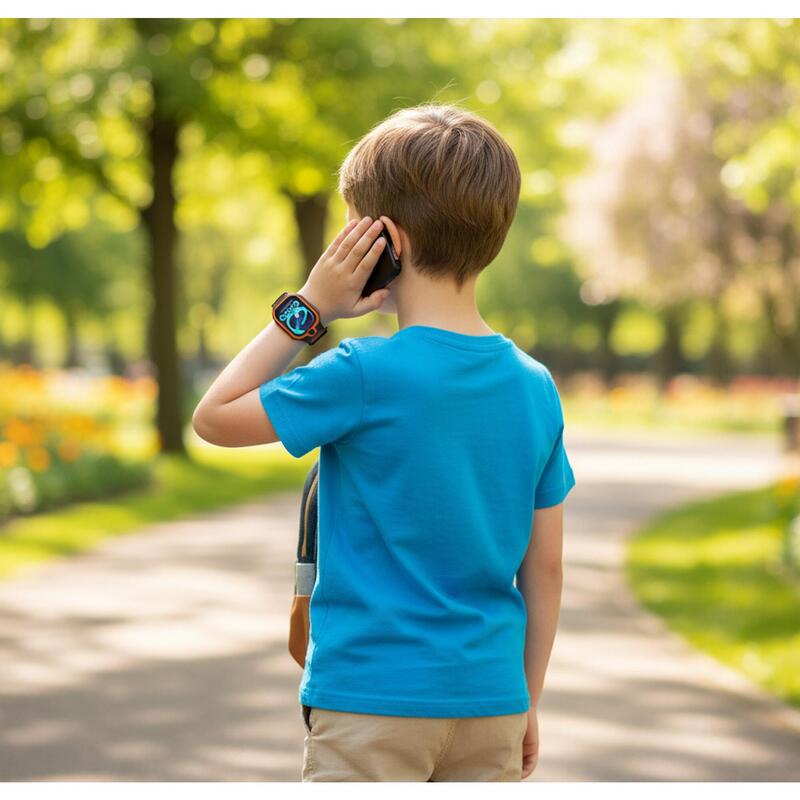 Smartwatch Forever GPS WiFi 4G Kids Boost KW-530 Negru AI nanoSIM VideoCall