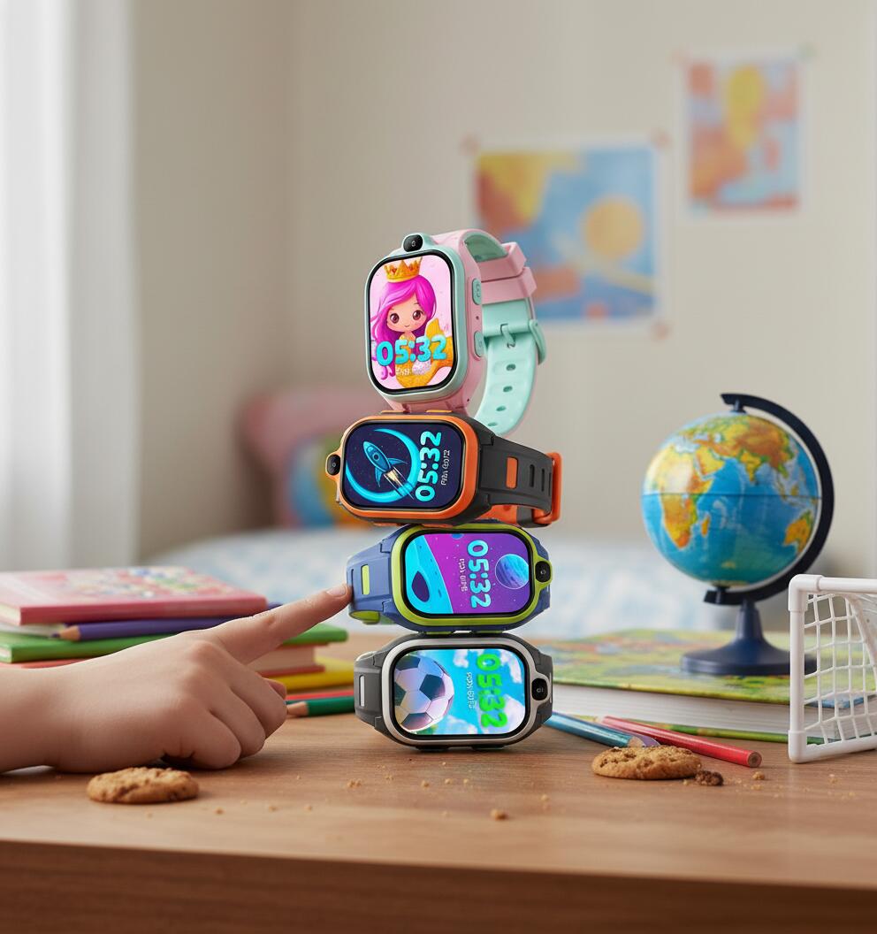 Smartwatch Forever GPS WiFi 4G Kids Boost KW-530 Noir AI nanoSIM VideoCall 2/7
