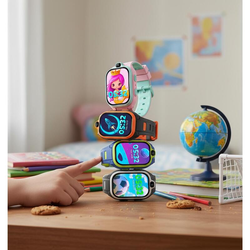 Smartwatch Forever GPS WiFi 4G Kids Boost KW-530 Portocaliu AI nanoSIM VideoCall