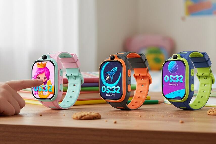 Smartwatch Forever GPS WiFi 4G Kids Boost KW-530 Noir AI nanoSIM VideoCall 4/7