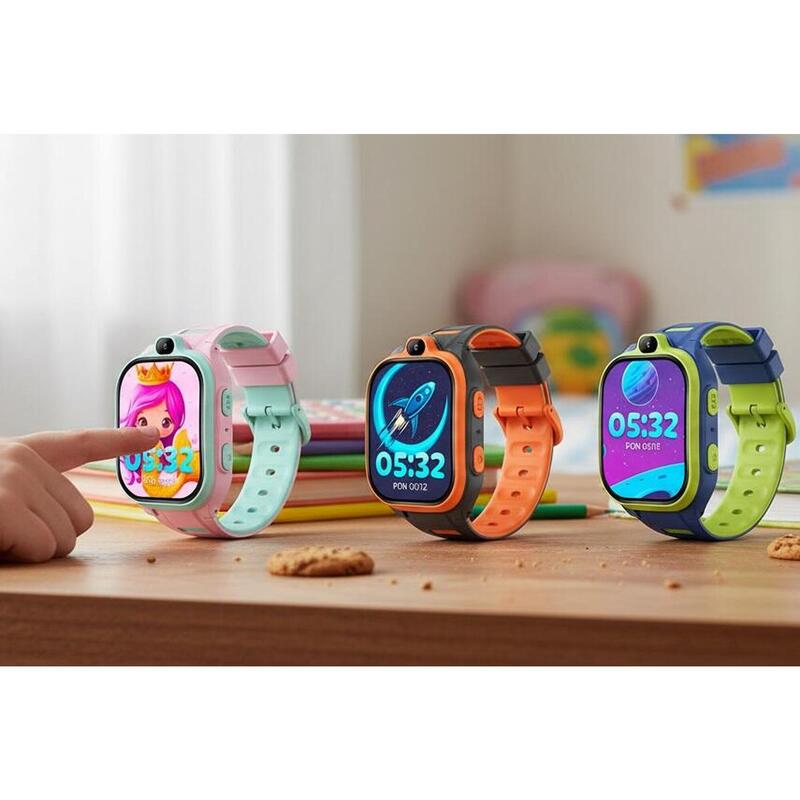 Smartwatch Forever GPS WiFi 4G Kids Boost KW-530 Negru AI nanoSIM VideoCall
