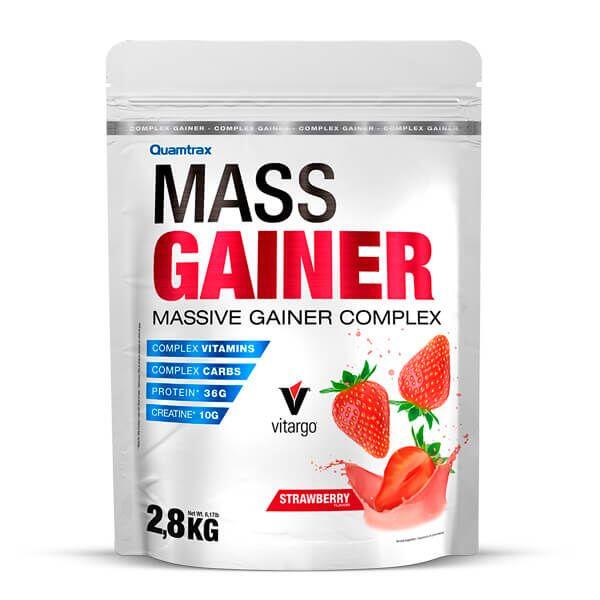 QUAMTRAX Mass gainer - 2.8kg Morango da Quamtrax