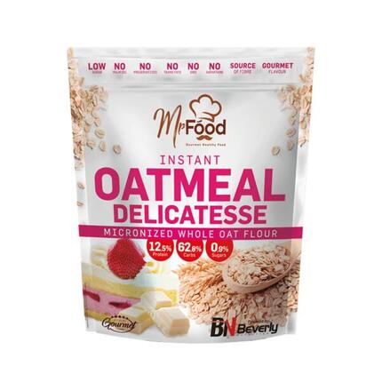 Instant-Haferflocken Delikatesse – 1,5 kg Erdbeer-Weiße Schokolade Beverly Nutr